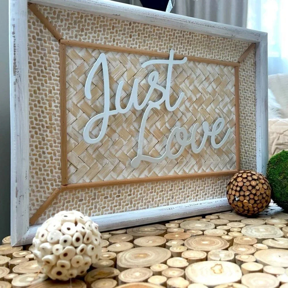 Just Love framed art
